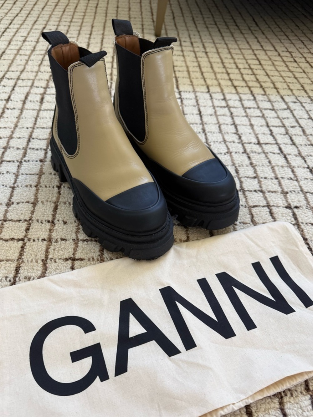 GANNI Chunky Chelsea Boots